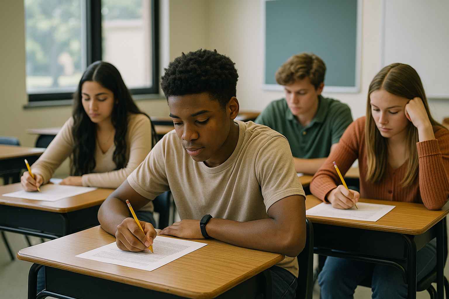 High school students studying for AP exams – AP test takers email list USA.